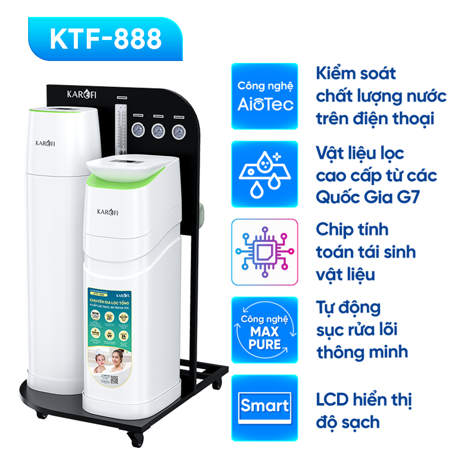 Lọc Tổng Trung Tâm Cao Cấp Karofi KTF - 888